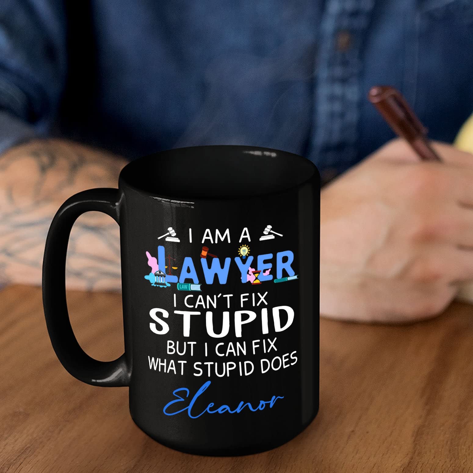 Tasse à Café En Céramique De 325 Ml Avec Inscription Amusante « I Will