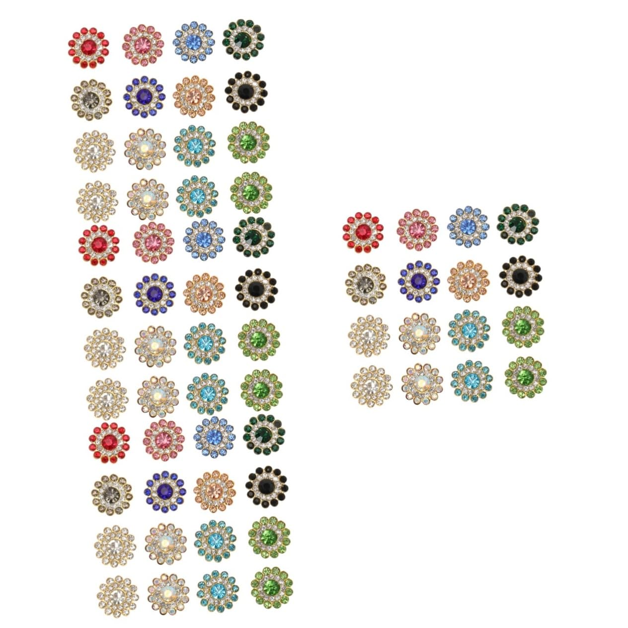 Embellissement des bijoux avec boucles diamant tournesol flatback éclatant