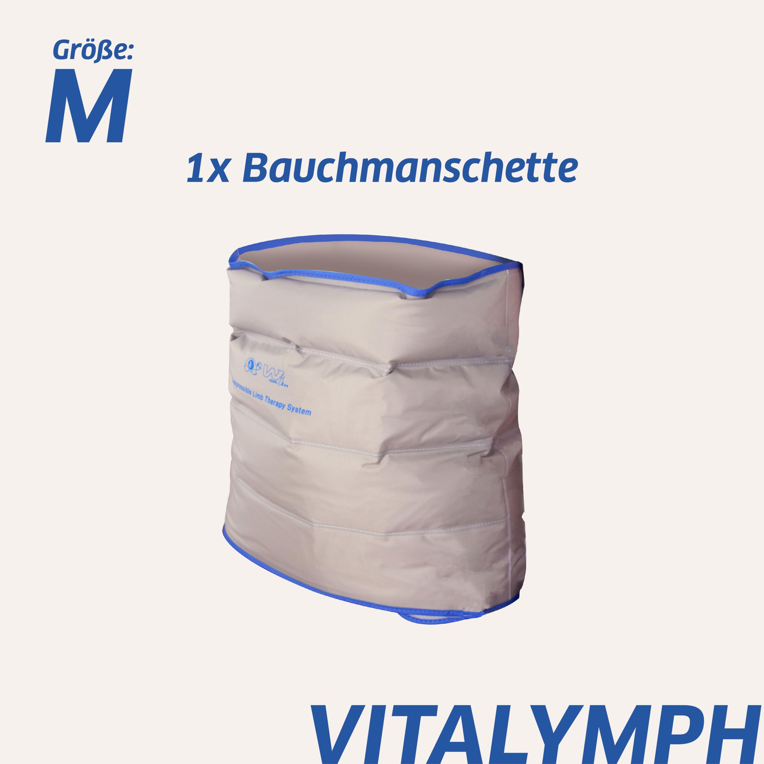 Fascia addominale per drenante linfatico Vitalymph – adatta per uso domestico e fisioterapia