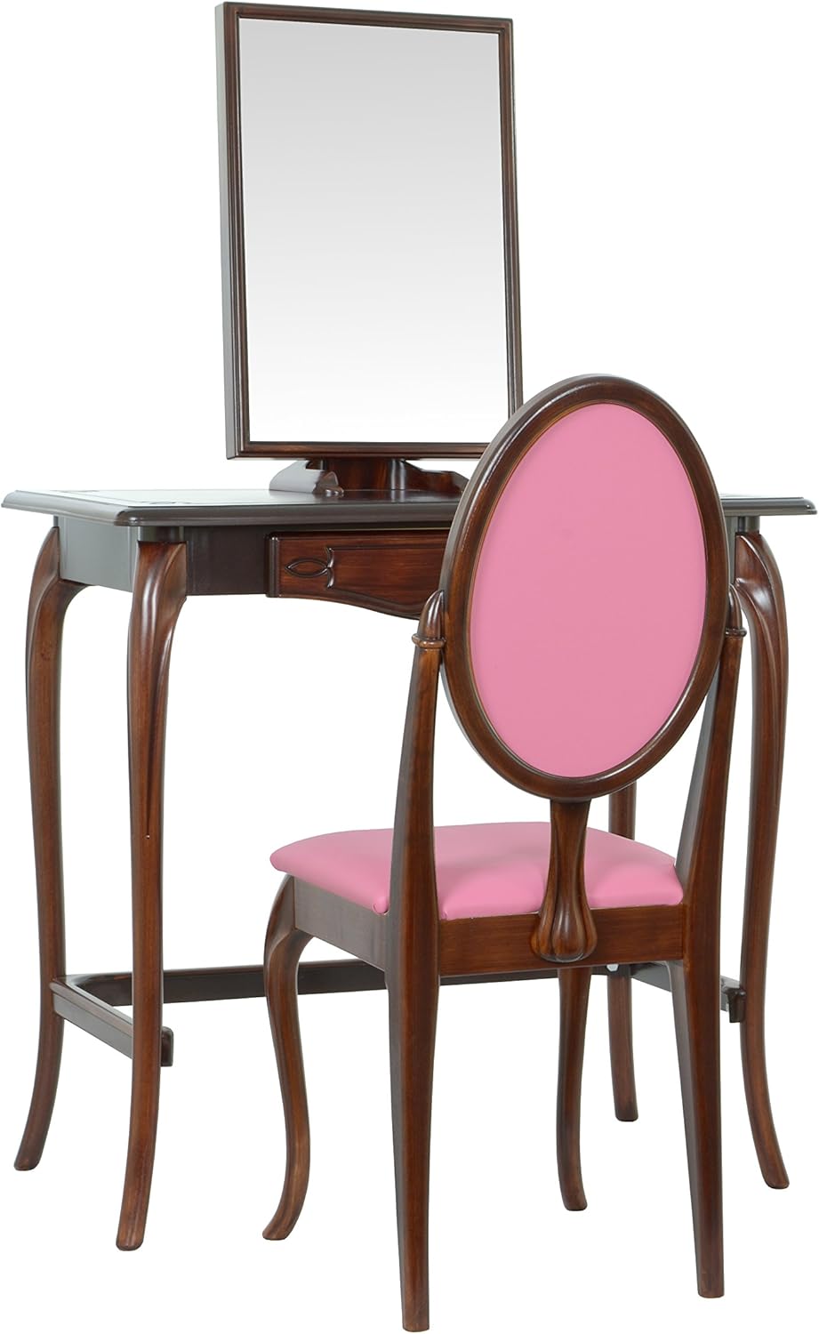 High Street Design 3 Piece Dressing Set, Chair, Free Standing Mirror