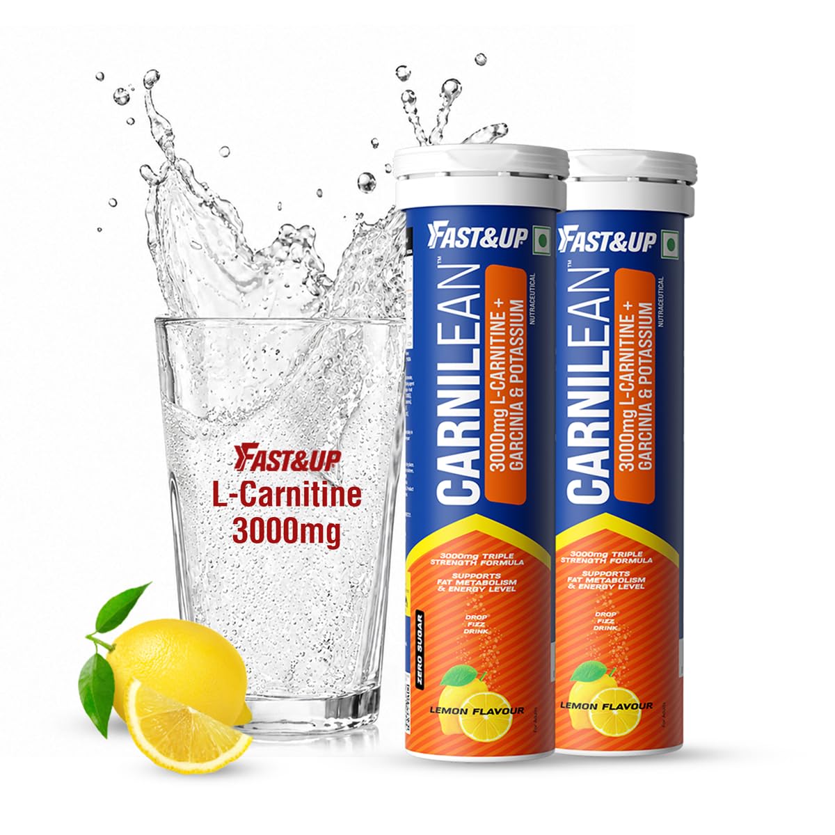 Fast&Up L Carnitine Tartrate 3000mg Effervescent Tablets