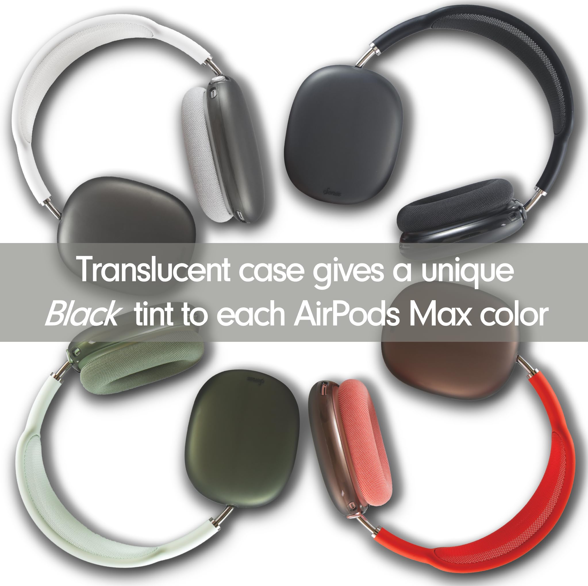 Amazon | Sonix AirPods Maxヘッドフォン用保護ケースカバー