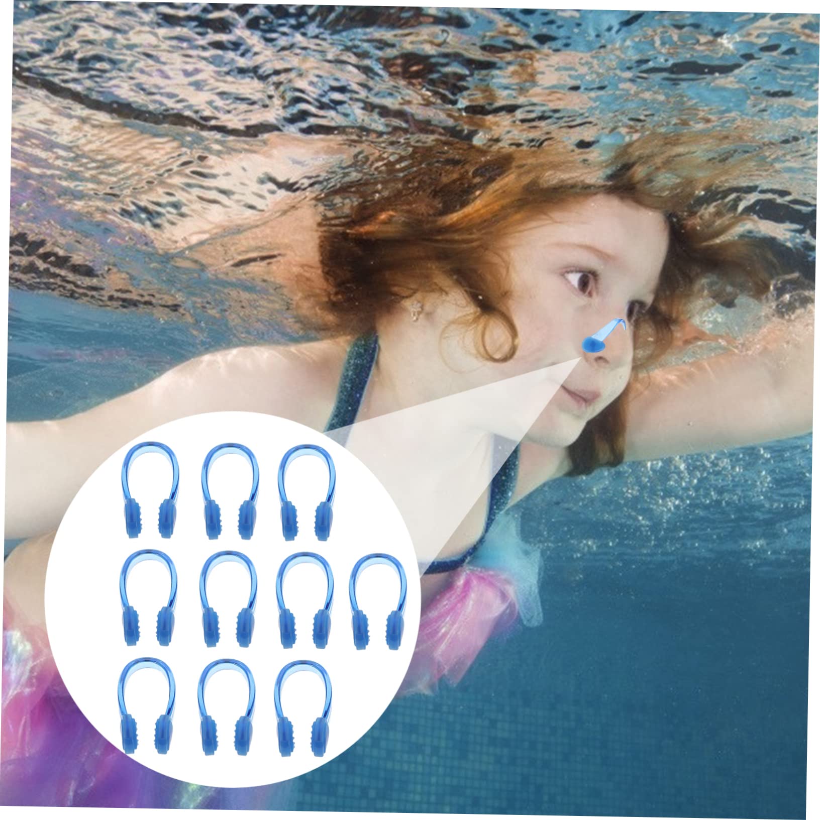 30stücke Nasenclips Für Schwimmen Komfortabel Für Wassersportaktivitäten Anti-Wasser Nasenklammer