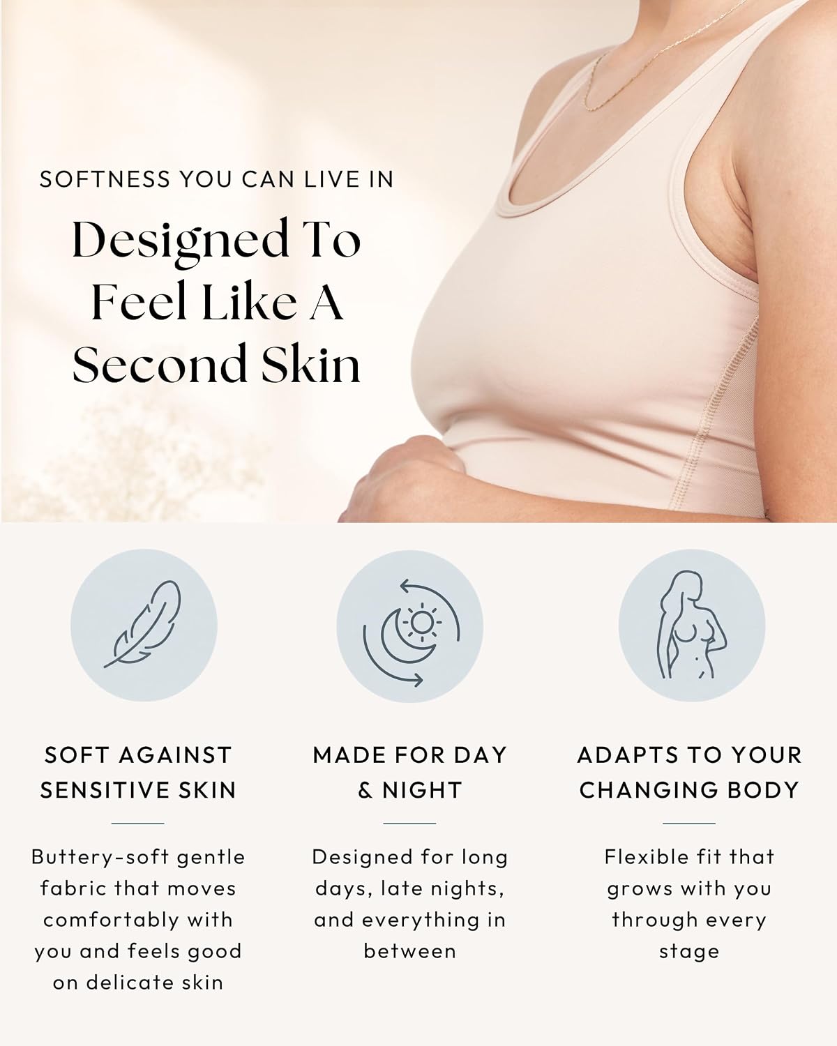 Larken Hands Free Pumping Bra for Breastfeeding | Breast Pump - Maternity Bras for Pregnancy, Pumping & Nursing Bra in One image 2