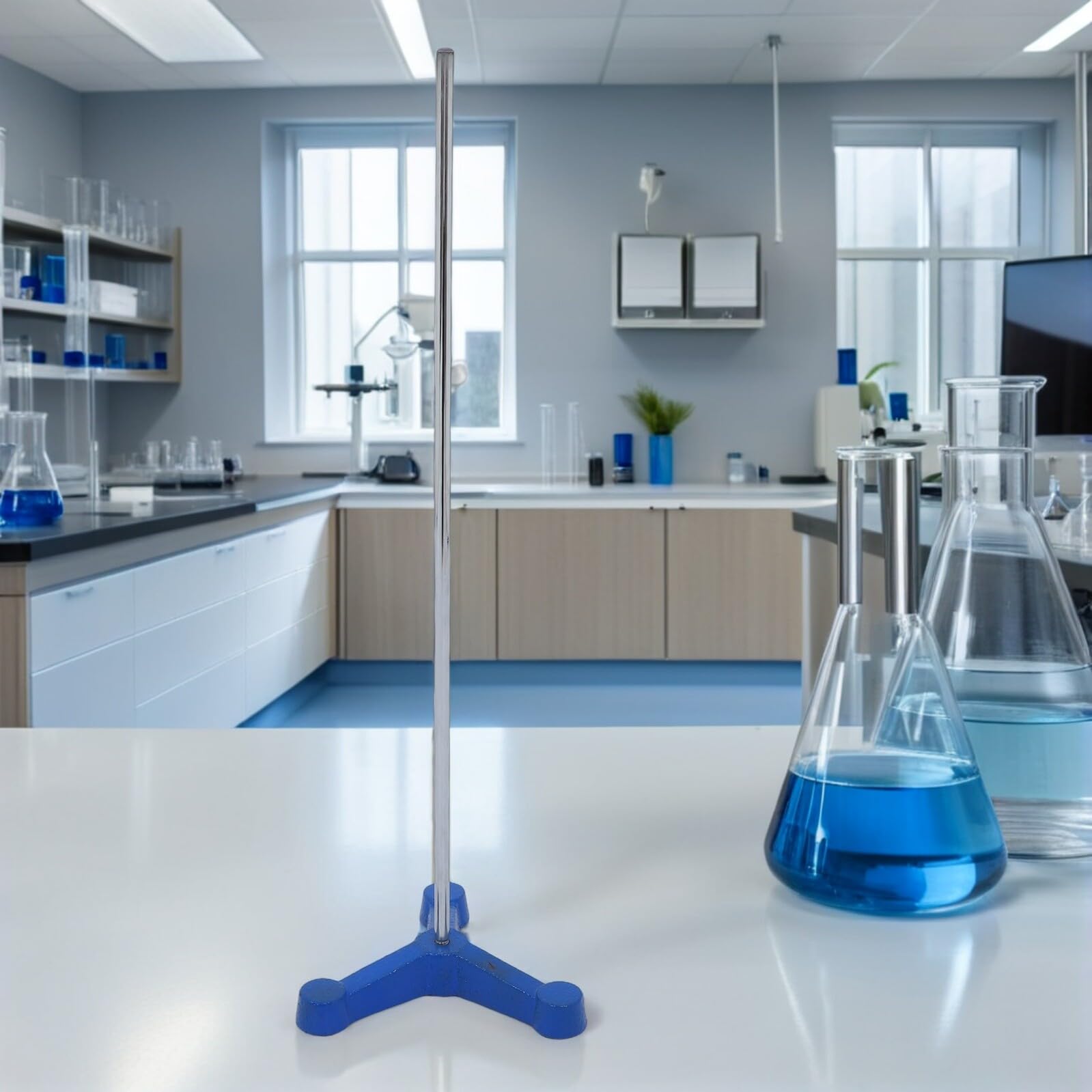 Statyw Laboratoryjny Statyw Na Sprzęt Laboratoryjny Podstawa Pod Zlewkę Podstawa Retorty Stojak Na Zlewkę
