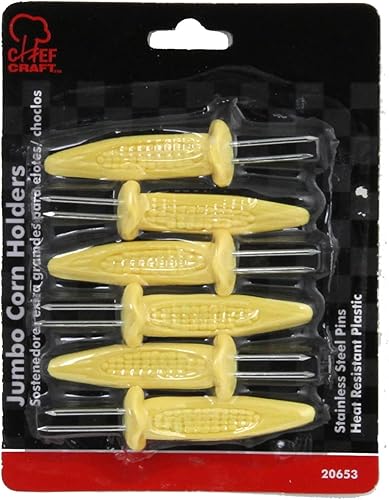 Miniatura 2 de Chef Craft Classic Plastic Jumbo - Juego de 3 pares de 6 piezas, color amarillo