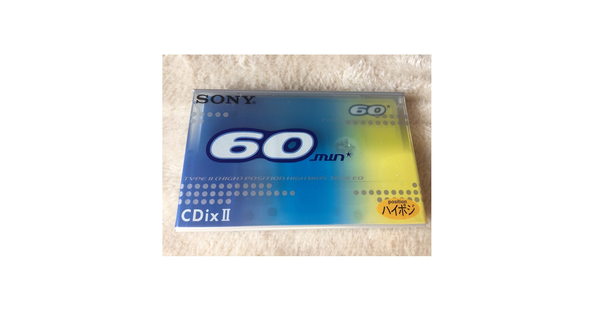 Amazon | SONY ソニー ハイポジションカセットテープ C-60CDX2H