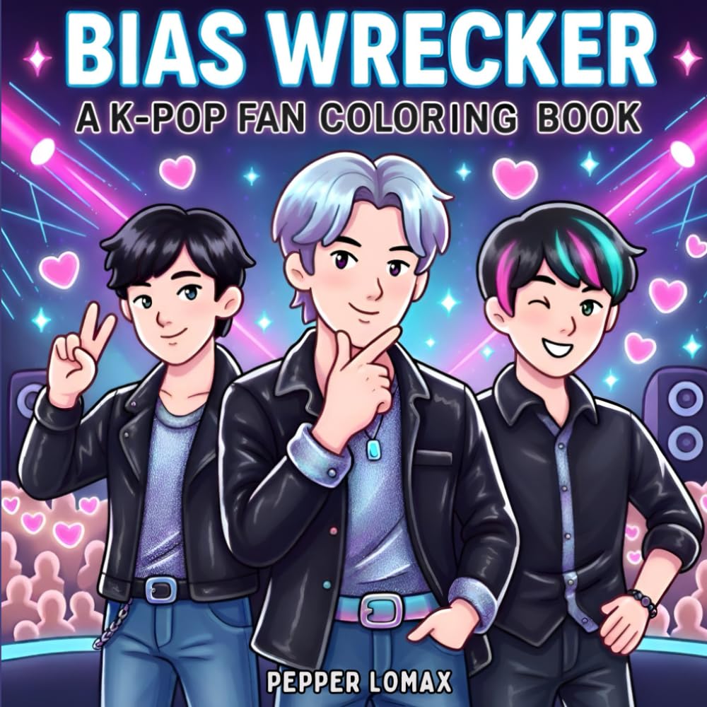 BIAS WRECKER K-Pop Coloring Book: Idol-Inspired Stars, Fashion & Seoul Vibes to Color!