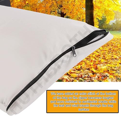 Miniatura 6 de Bolsa universal de basura al vacío de hojas, repuesto de bolsa inferior para sopladores de hojas al vacío y rastrillo ultra soplador, compatible con