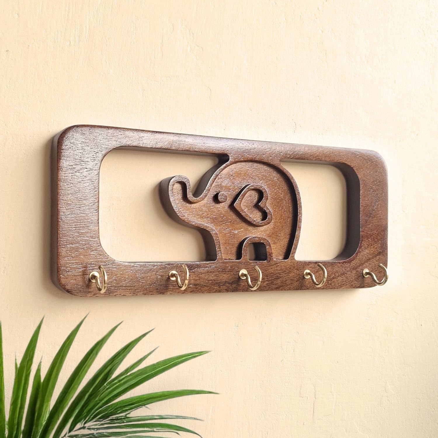 Stylish Wooden Key Holder - 5 Hooks, FREE SHIPPING -7 Stylish Wooden Key Holder - 5 Hooks, FREE SHIPPING -7