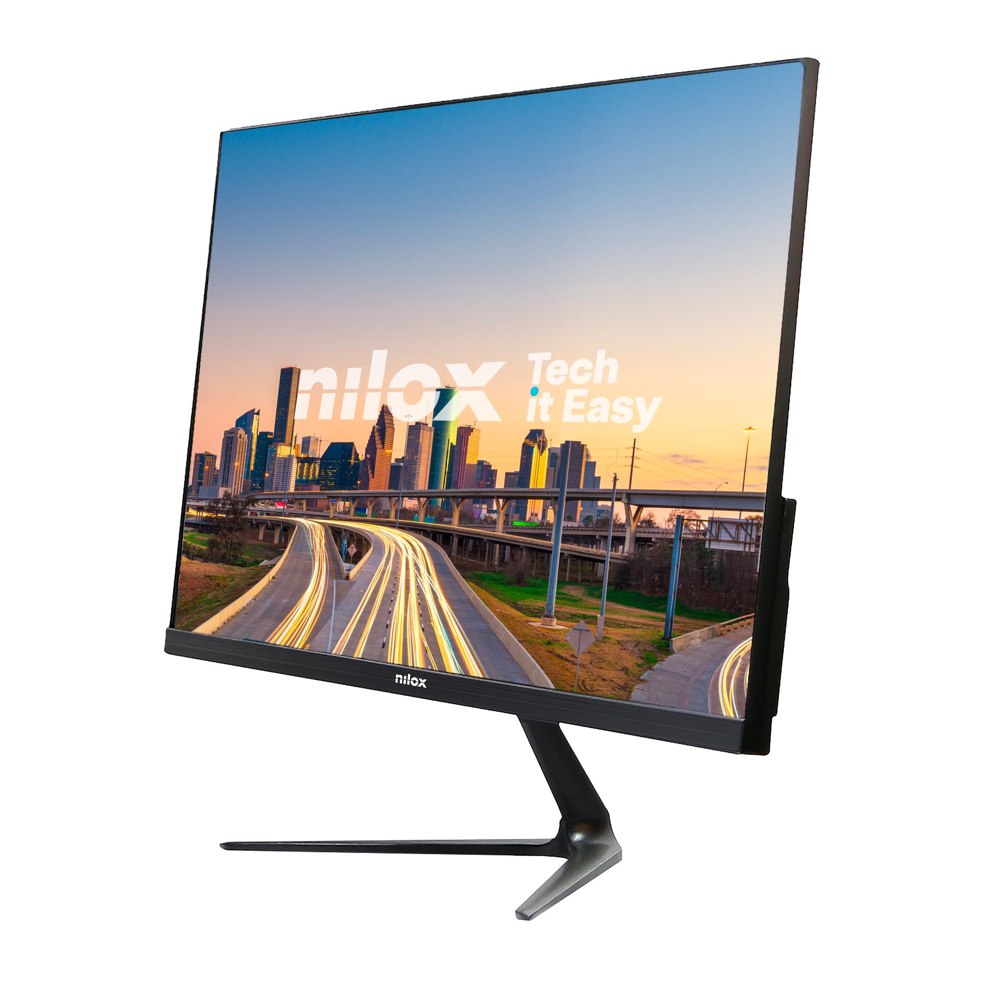 Nilox NXM22FHD1201 Monitor 21.5", Full HD, Schermo Gaming 120Hz 4ms, Monitor PC con Supporto VESA, Connessioni HDMI, Adatto per Lavoro e Divertimento
