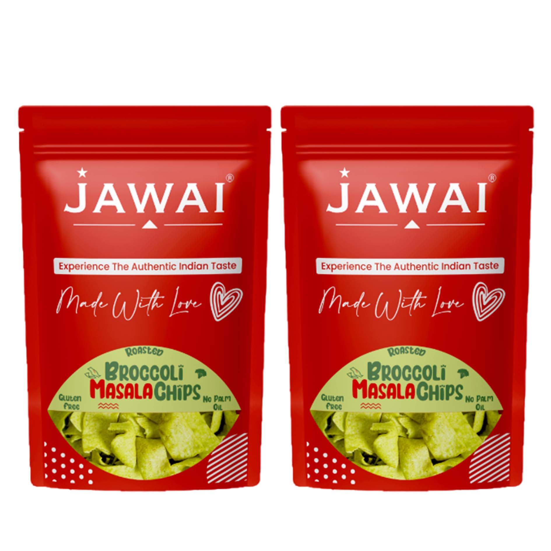 Jawai Broccoli Masala Chips | Super Snack | No Palm Oil | Gluten Free | Roasted | Nutritious & Delicious | Exotic Masala Flavor | Guilt-Free Snacking | Protein Rich | No Trans Fat | 70 grams Each (Pack of 2) (B0D9Y5HVYY) Amazon Price History, Amazon Price Tracker