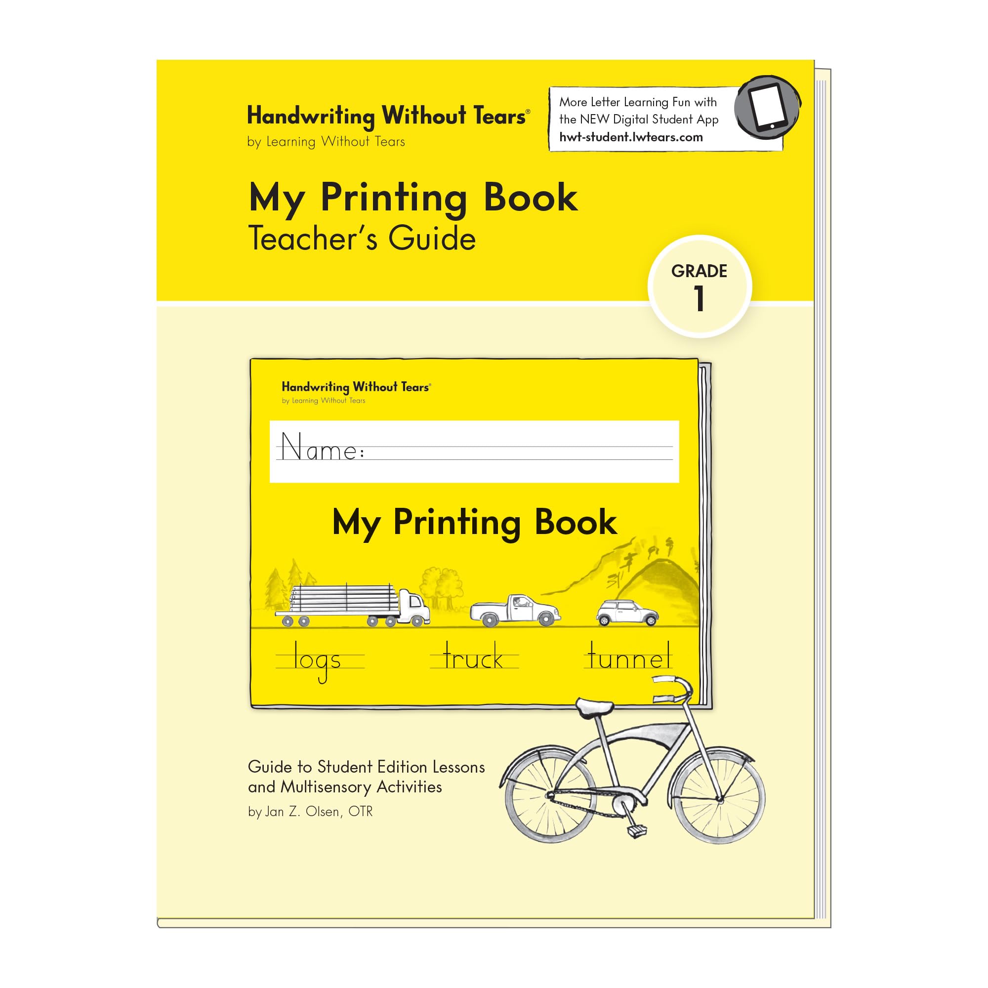 Learning Without Tears My Printing Book Teacher's Guide, Age 6+, 1st Grade+, Handwriting Practice, Writing Book, School & Home, Language Arts, Tutoring, Sensory
