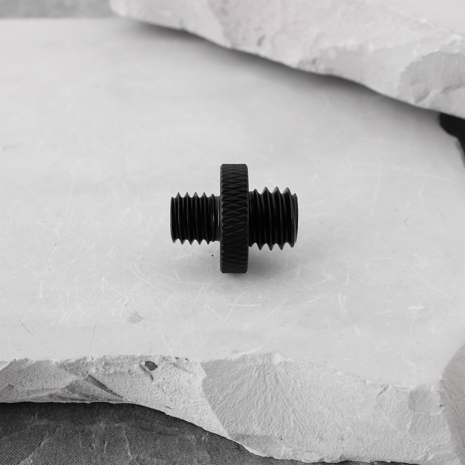 The Lord of the Tools 4Pcs 3/8" Male to M8 Male Tripod Thread Adapter Aluminum Mounting Connector for Camera Equipment