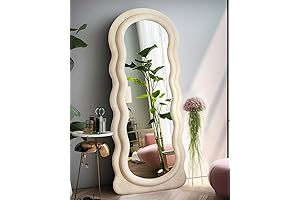 Full-Length Irregular Wavy Fun Mirror