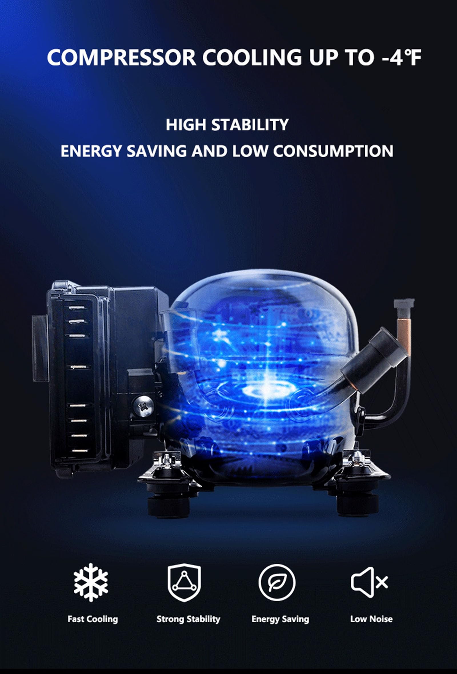 Lodówka samochodowa 12V, przenośna lodówka 37 Quart (35L), dwustrefowa -4 ℉-68 ℉ elektryczna lodówka samochodowa przenośna zamrażarka do kampera, kempingu, podróży