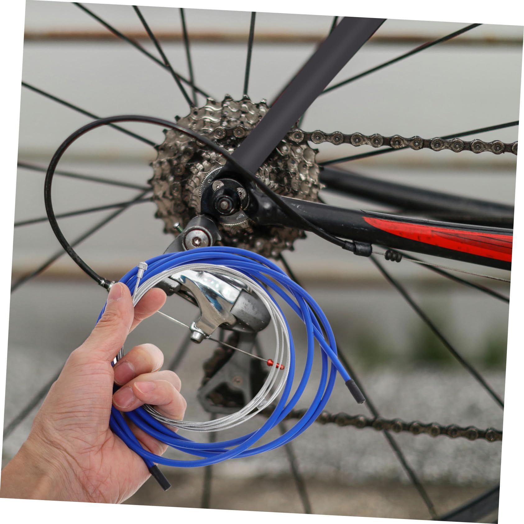 2sets Cavo Freno Bici Tubo con Anima in Acciaio Inox Guaina Cavo Freno per Mountain Bike Bici da Strada e Facile da Installare Affidabile e Durevole