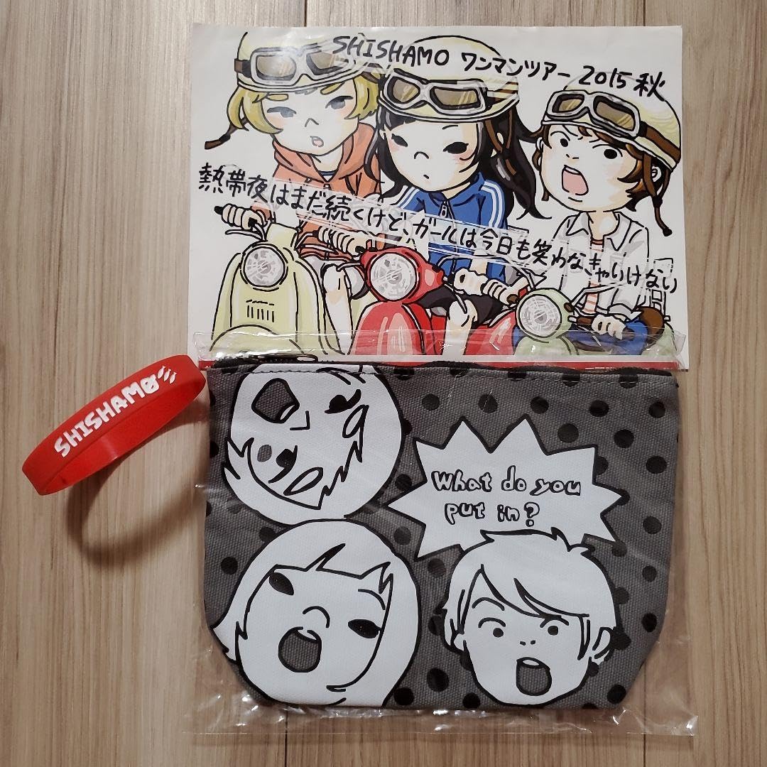 Amazon.co.jp: SHISHAMO ポーチ 武道館 グッズまとめ売り ラバーバンド