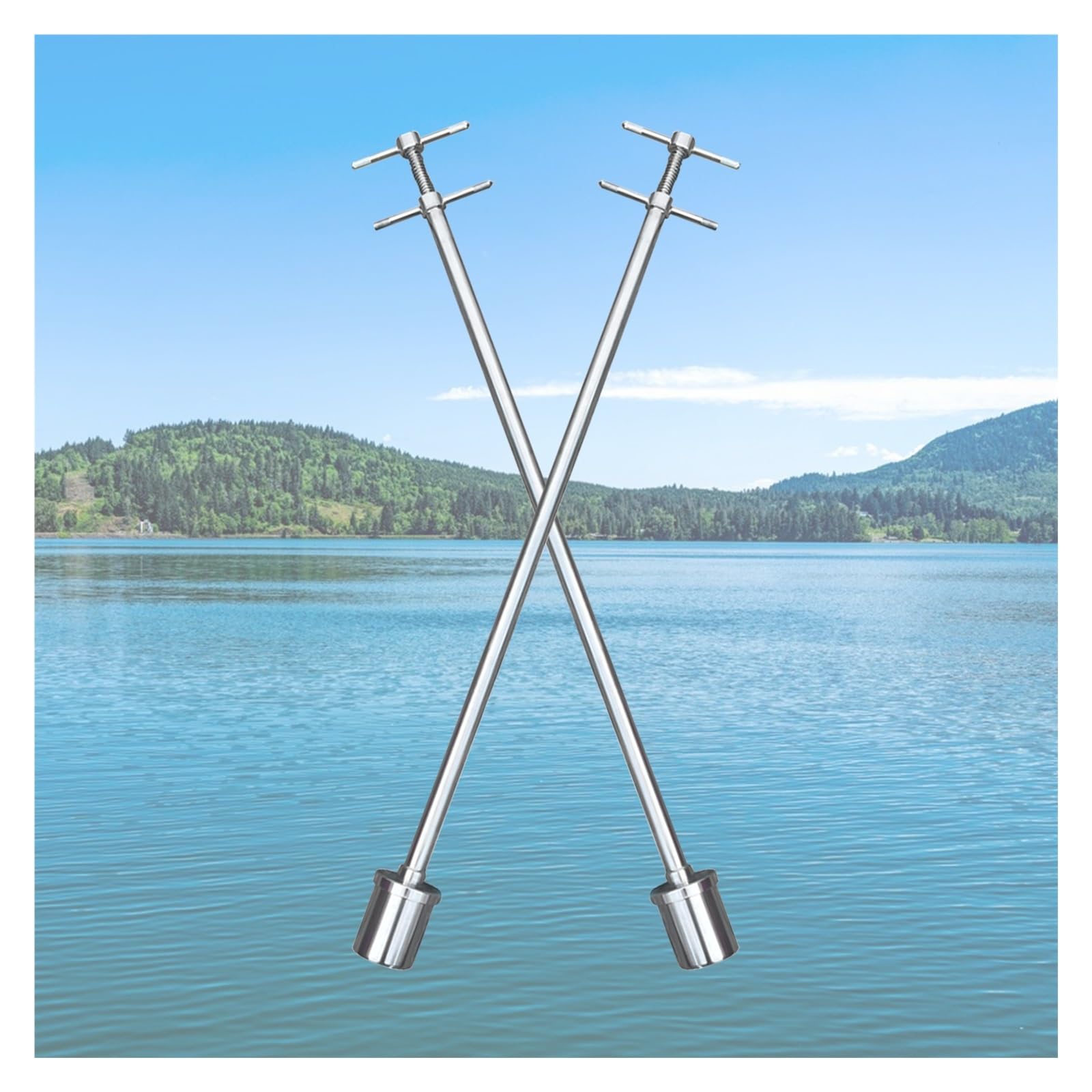 MRVAKDYDI Viscous Liquid Sampler, Retractable Water Sampler 100mL 304 Stainless Steel 1.6-4.9ft(2pcs - 100ml,3.3 ft/100 cm)