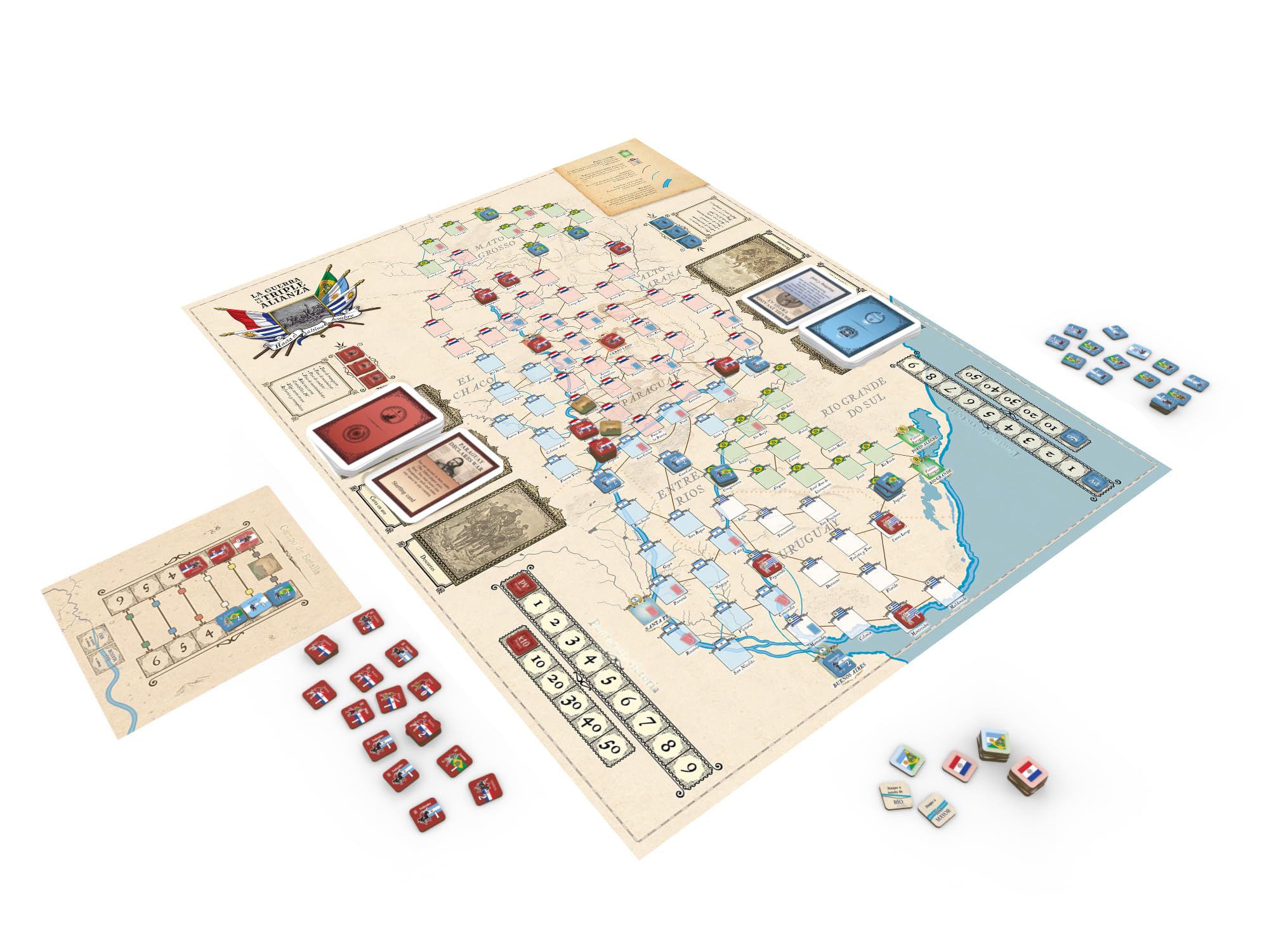 Asmodee - La Guerra della Triplice Alleanza - Gioco da Tavolo, 2 Giocatori, 14+ Anni, Edizione in Italiano