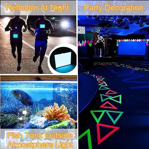 Miniatura 2 de El Panel de luz de papel flexible, máscara de corte electrouminiscente, iluminación de ojos, bricolaje, cosplay, decoración de fiesta,