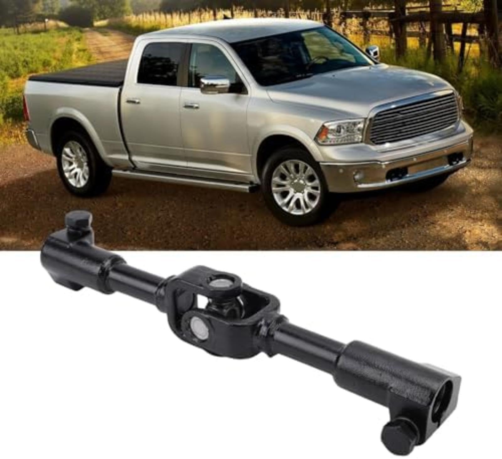Árbol intermedio de la columna de dirección Reemplazamiento conjunto universal, para 1500 2014 2018 3.0L 3.6L 5.7L con Coated Construcción metálica 55057335Aa 55057335Ac Eje intermedio
