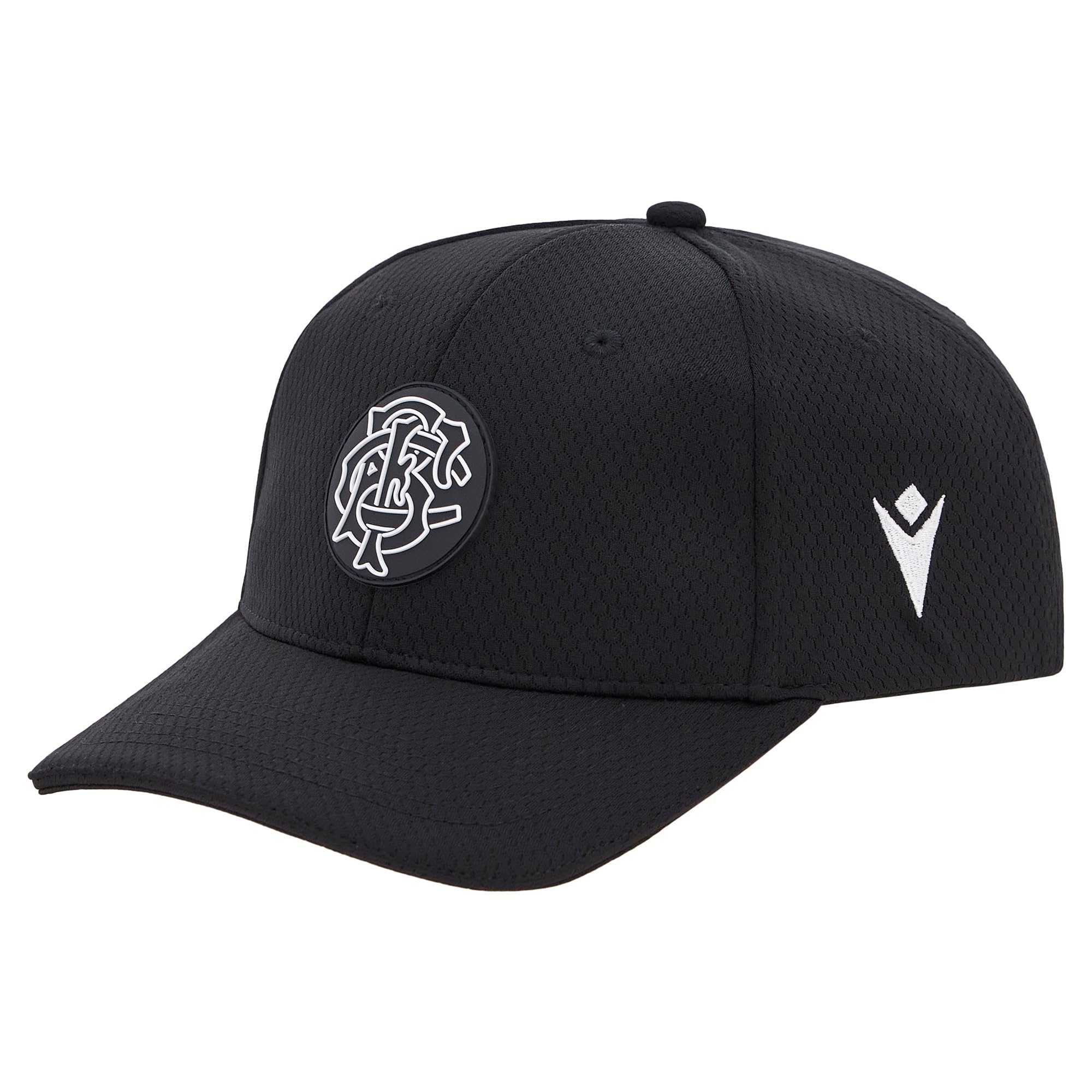 Macron Unisex Black Barbarians F.c 2024/25 Baseball Cap