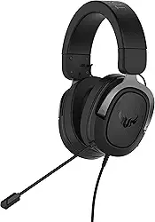ASUS Headset TUF Gaming H3 (Gun Metal) - PN # 90YH028G-B1UA00, Preto, 25