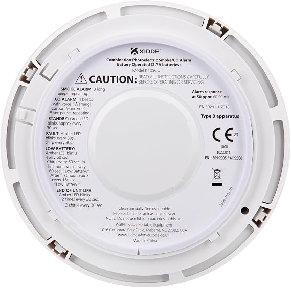 Kidde K10SCO Combination Smoke & CO Alarm with Voice Notification