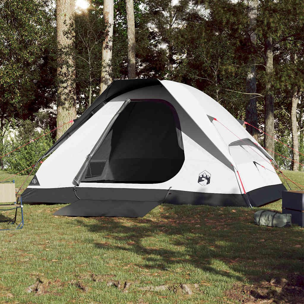 Tienda de campaña domo para personas, verde oliva, impermeable T poliéster para exteriores con conexión electrónica, tienda de campaña ligera para acampar