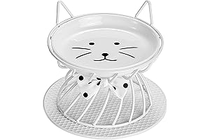 Anti-Vomit Cat Plate: Soothing Solution for Happy, Healthy Felines