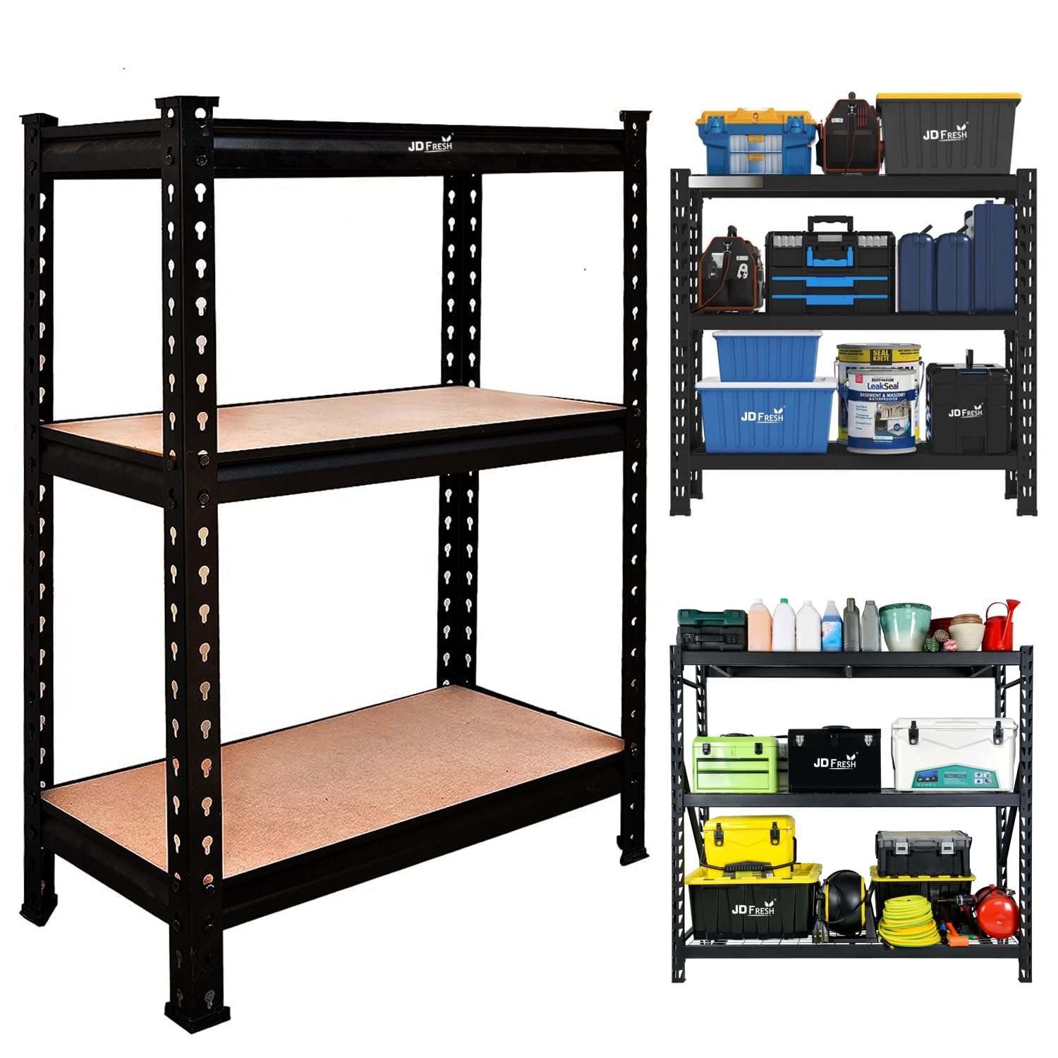 JD FRESH 3 Tier Iron Rack for Storage/Display Racks and Shelves/Storage ...