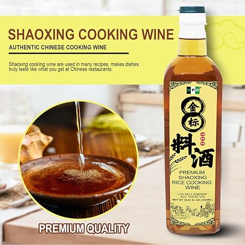 Miniatura 8 de Chinkiang Vinegar 19.61 fl oz, Premium Shaoxing Cooking Wine 33.81 Fl Oz (1000ml), Light Soy Sauce 16.9 fl oz