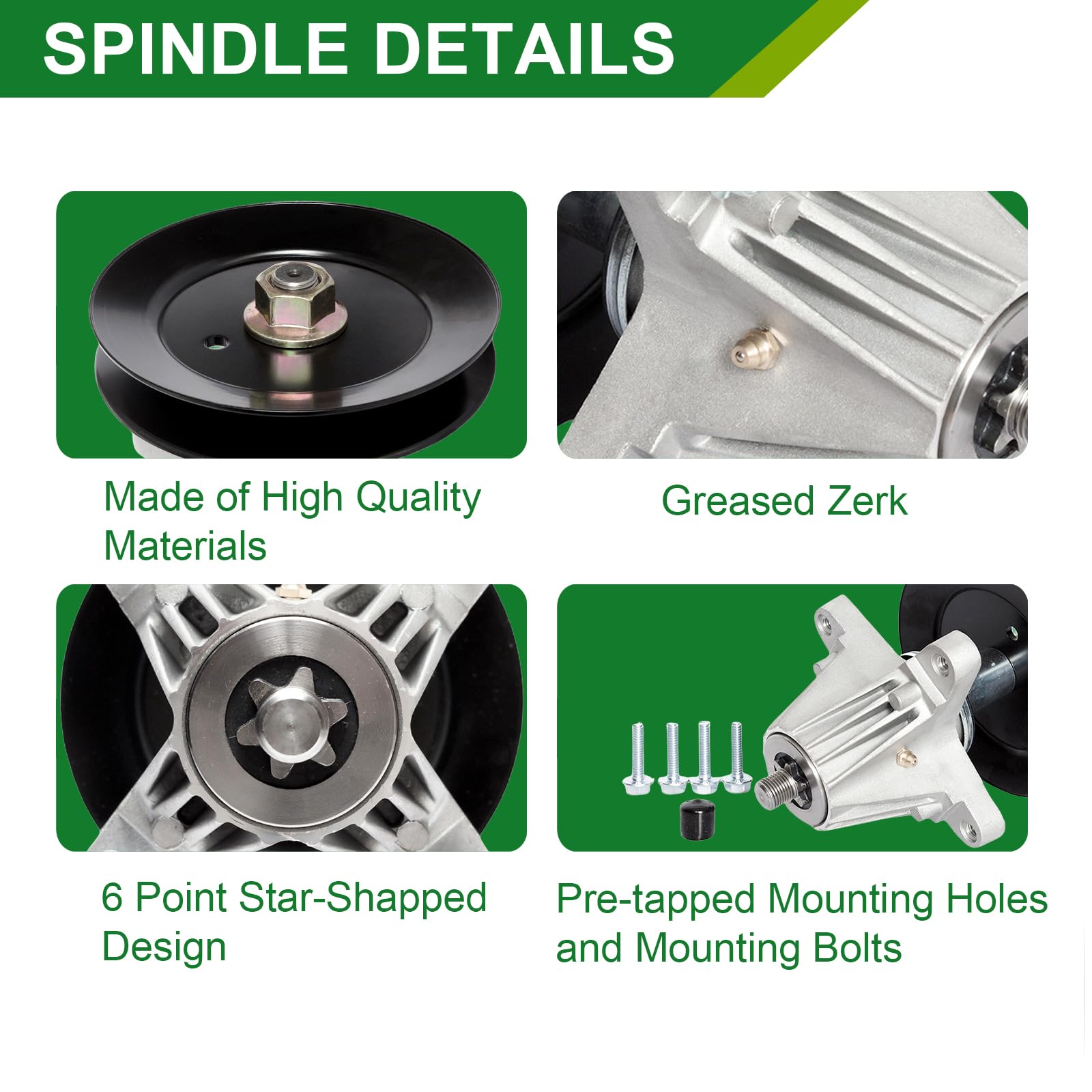 88pollon  Spindle Assembly for Cub Cadet MTD 918-06978 618-06978 Fit for Cub