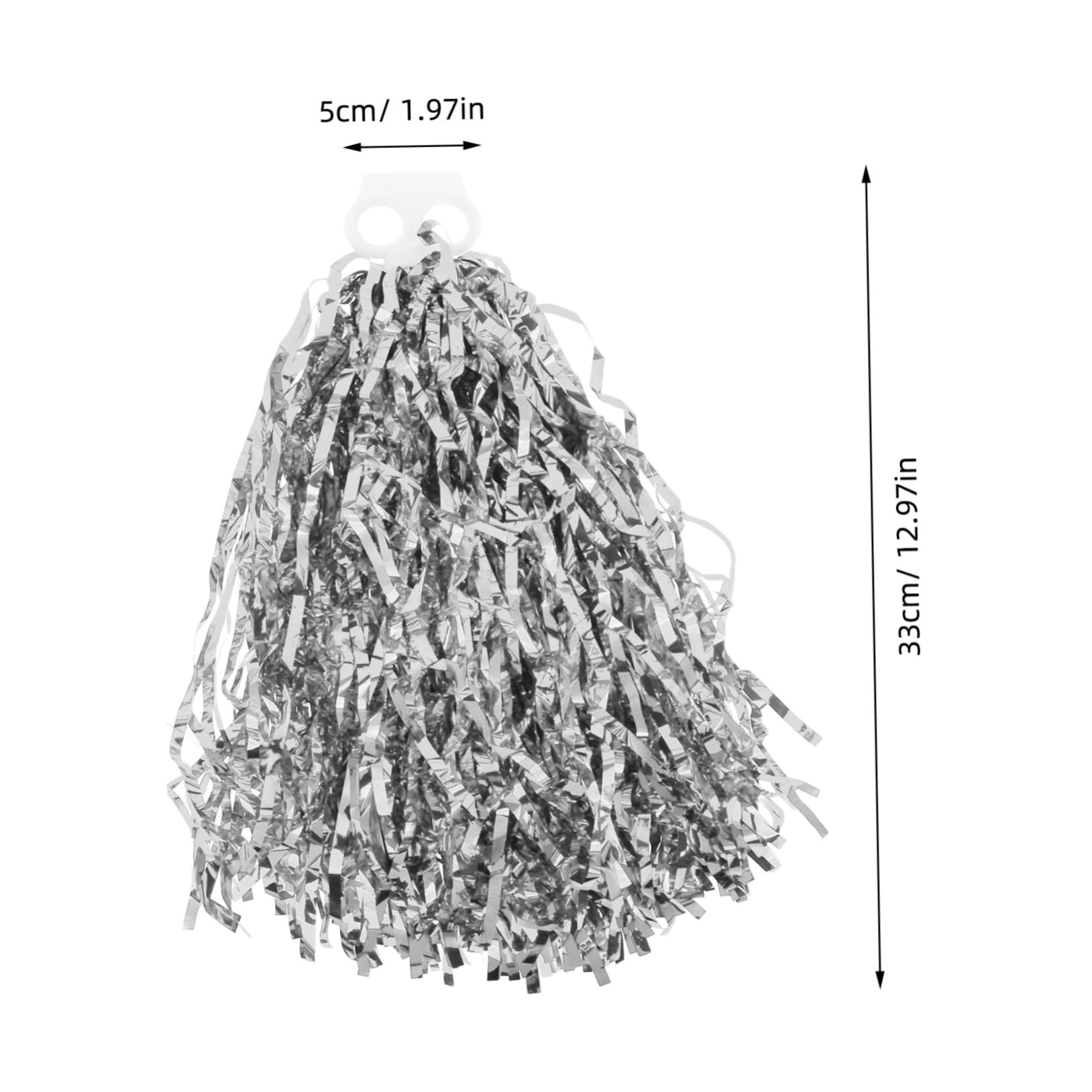 HEMOTON 10pcs Cheerleading Pom Poms Vibrant Colors for Sports Dance Engaging Performance Props for School Events Competitions Celebrations and Dancing