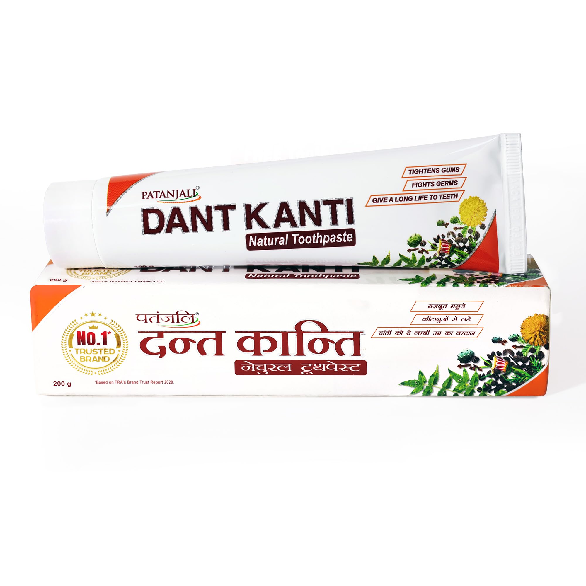 Patanjali Dant Kanti Natural Toothpaste 200g, Super Saver Value Pack, Makes Teeth Strong, Tightens Gums, Gives Cavity Free Smile-image-12