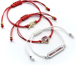 The Carat Shop Arsenal Football Club Friendship Bracelet Set of 3