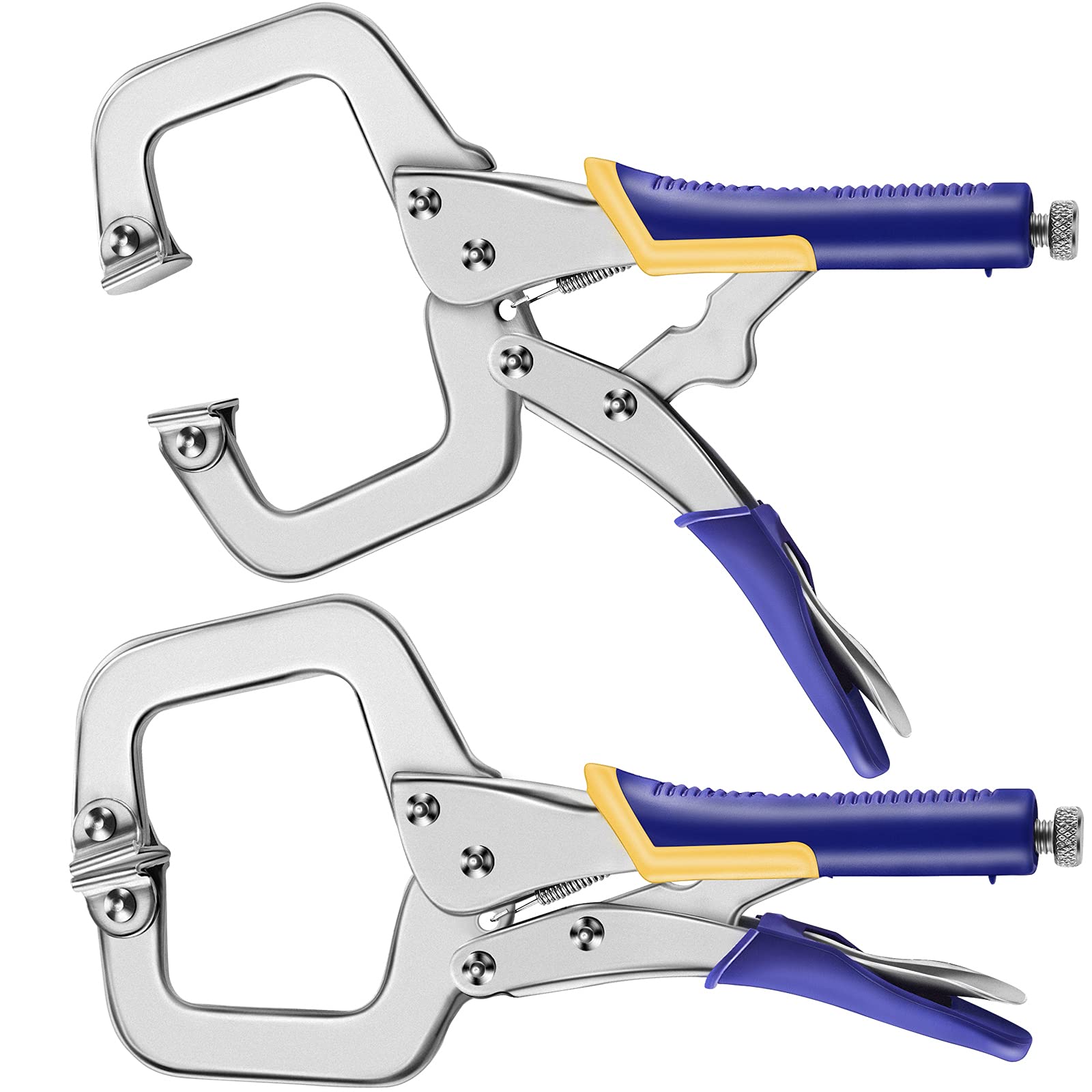 Buy 2 Packs 3 Inch Metal Face Clamp, Heavy Duty CType Wood Clamps