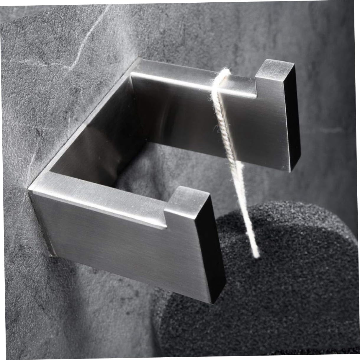 2 Piezas Percha Gancho Colgador De Estilo Moderno Almacenamiento De Toallas Para El Baño Accesorios Para El Baño Manos Abrigo Acero Inoxidable 304