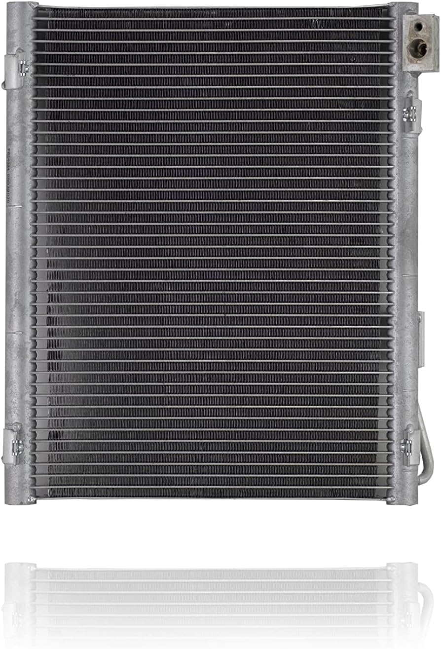 A/C Condenser - Pacific Best Inc. Compatible/Replacement for 4984 02-08 Dodge Pickup 3.7/4.7/5.7/5.9L-Only - Without Dryer