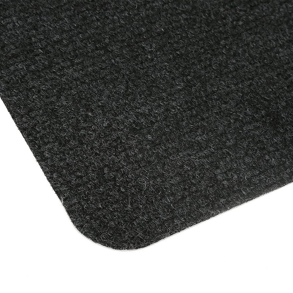 Tappetini antiscivolo per gradini, per anziani, bambini e cani, set di 15 protezioni autoadesive (nero, 65 x 25 cm)