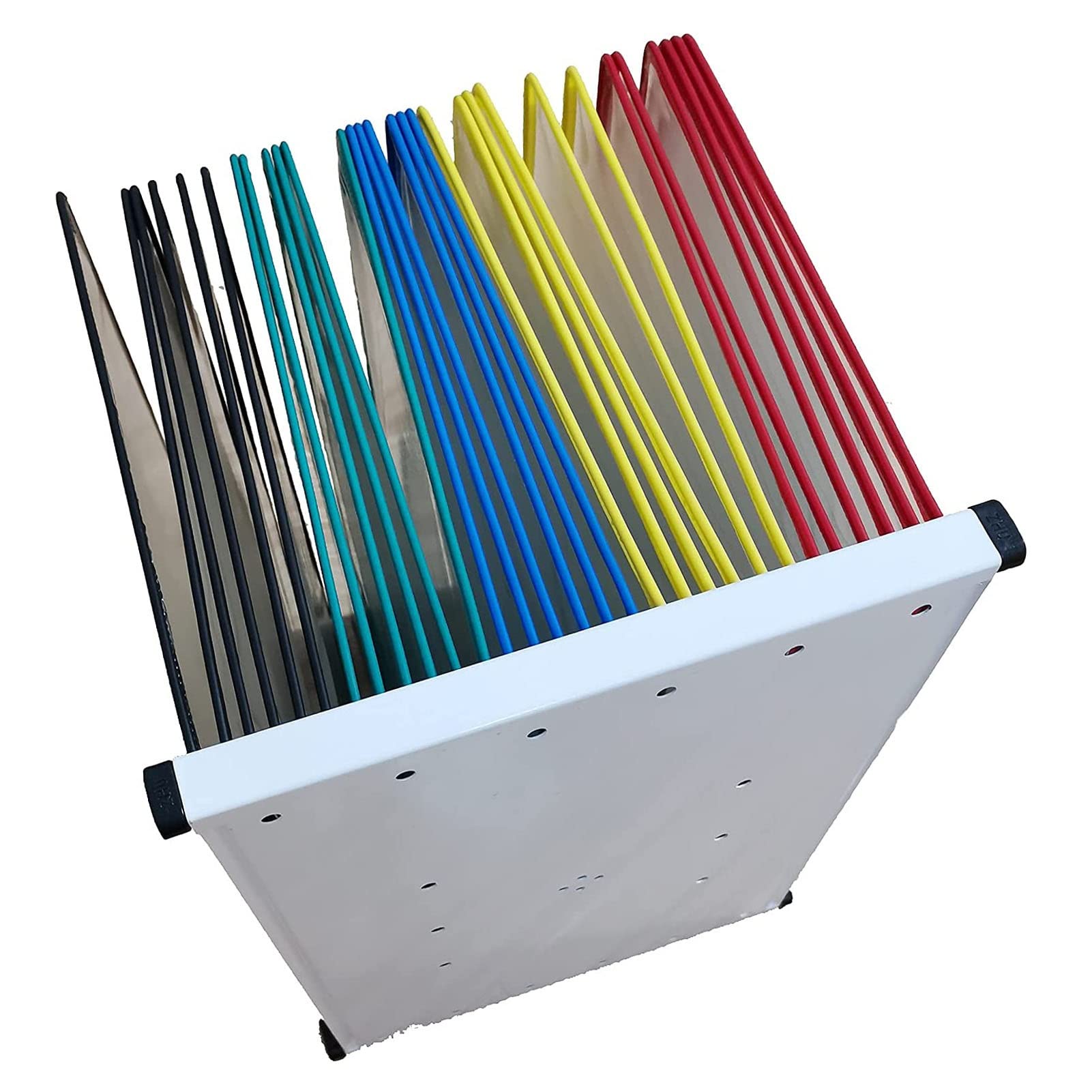 Système de référence de Bureau - Organiseur Mural, Porte-Documents de Bureau, 30 Pochettes d'affichage Recto Verso, Format Lettre, présentoir de Rangement pour Documents à feui(