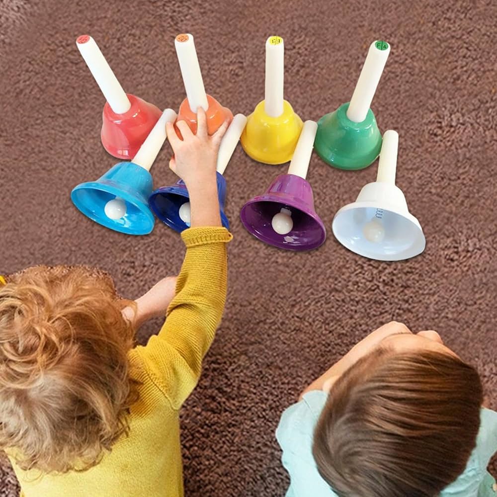 音楽ハンドベルキッド8ノートミュージカルトイ ハンドベルセット 子供用 贈り物 Amazon | 音楽ハンドベルキッド 8ノート ミュージカルトイ