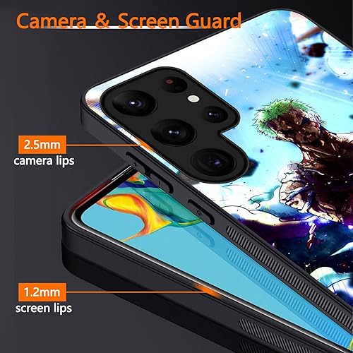 Miniatura 5 de Funda 3D Anime Motion para Samsung Galaxy de 6.8 pulgadas, a prueba de golpes, suave, antiarañazos, manga cambiable, compatible con Samsung Galaxy