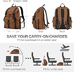 mixi Travel Backpack Carry On Laptop Backpack Flight Approved Lightweight Hiking Backpack Outdoor Business Casual Daypack