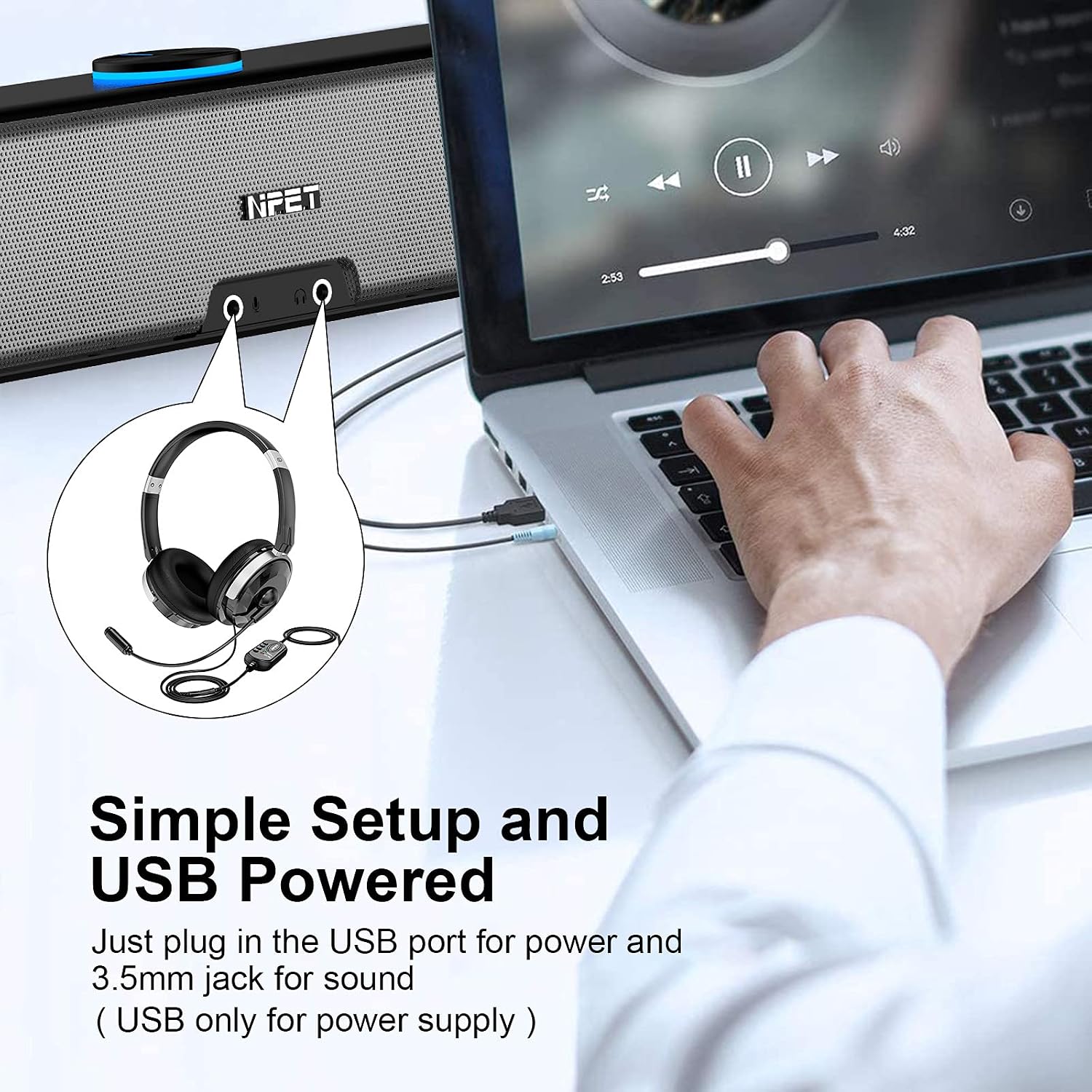 NPET Computer Speakers