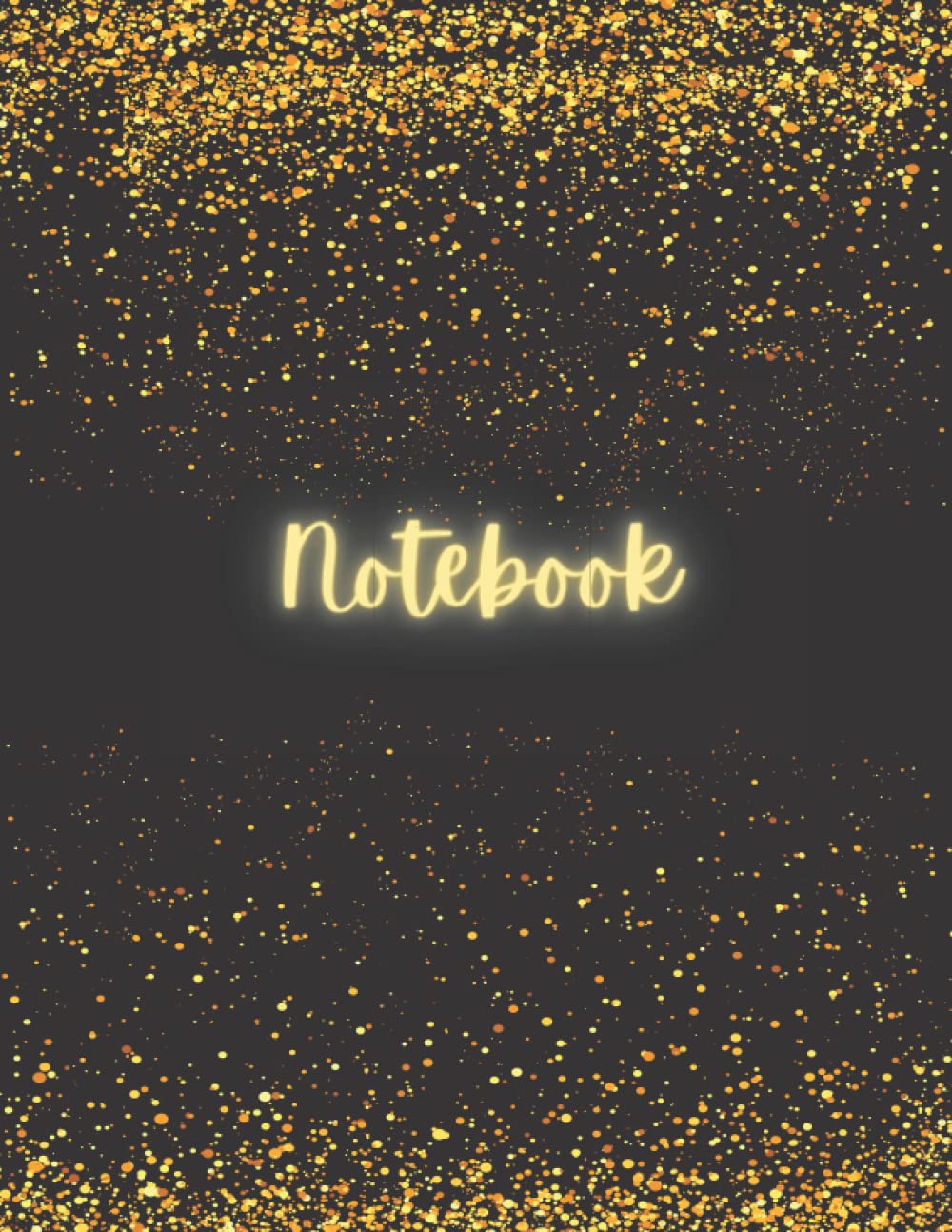 AGB ArtBeautiful Glitter Notebook 120 Pages 8.5 x 11 Composition Notebook for Everyday Use - Organize & Keep Track of Daily Chores, Jot Down Your Thoughts, ... for Journaling, Work, Business For Women