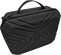 Vista 5 de Diseño para Oculus Quest 2 - Funda rígida de viaje para Oculus Quest 2 Funda de almacenamiento impermeable para Quest 2 con correa Elite