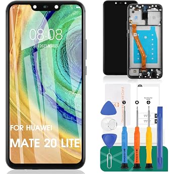 SRJTEK Replacement LCD Screen for Huawei Mate 20 Lite Replacement LCD Screen SNE-LX1 Touch Digitizer Assembly SNE-LX2 SNE-LX3 INE-LX2 Black with Frame?