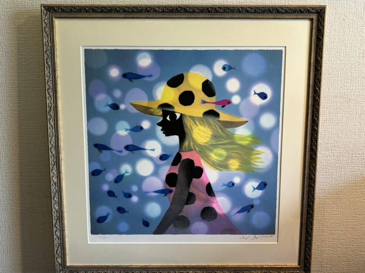 藤城清治『夏・魚しました』 藤城清治「夏・魚しました」リトグラフ :: 絵画買取・販売 - シバヤマ